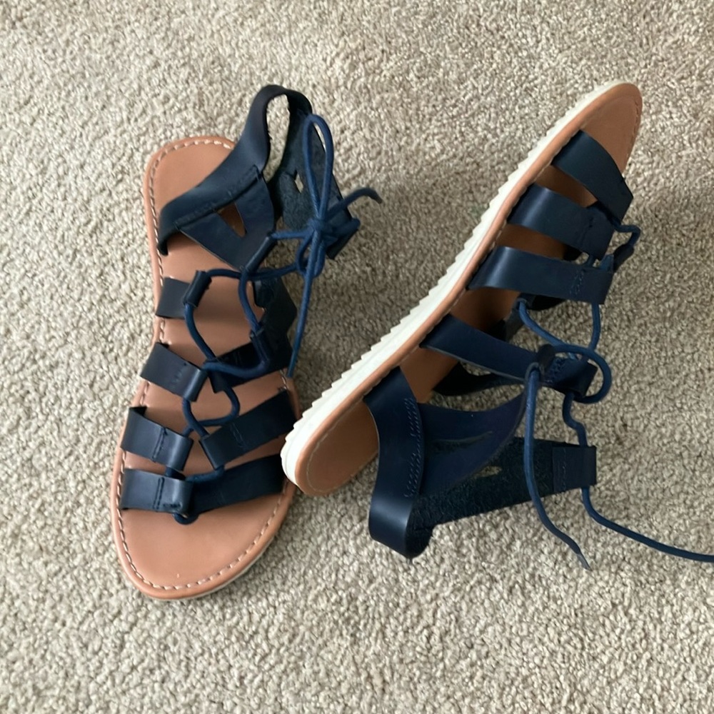 Women's Navy Sandals